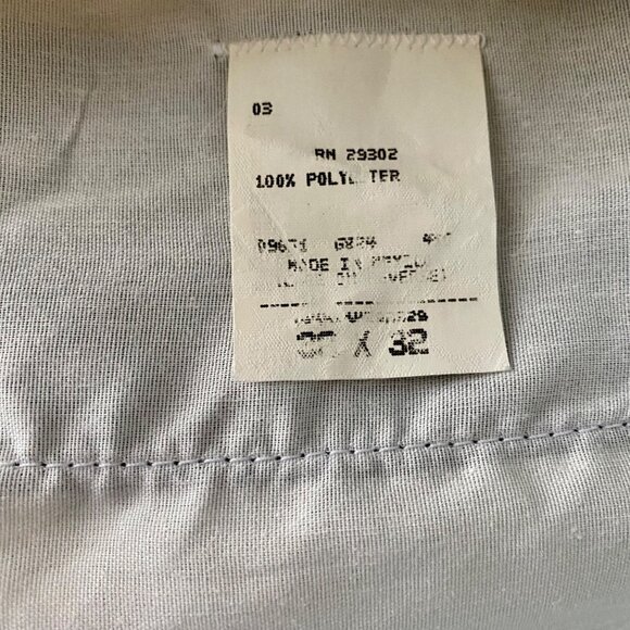 Men's Dark Blue Polyester Pants 38 Waist 32 Length - Picture 8 of 8